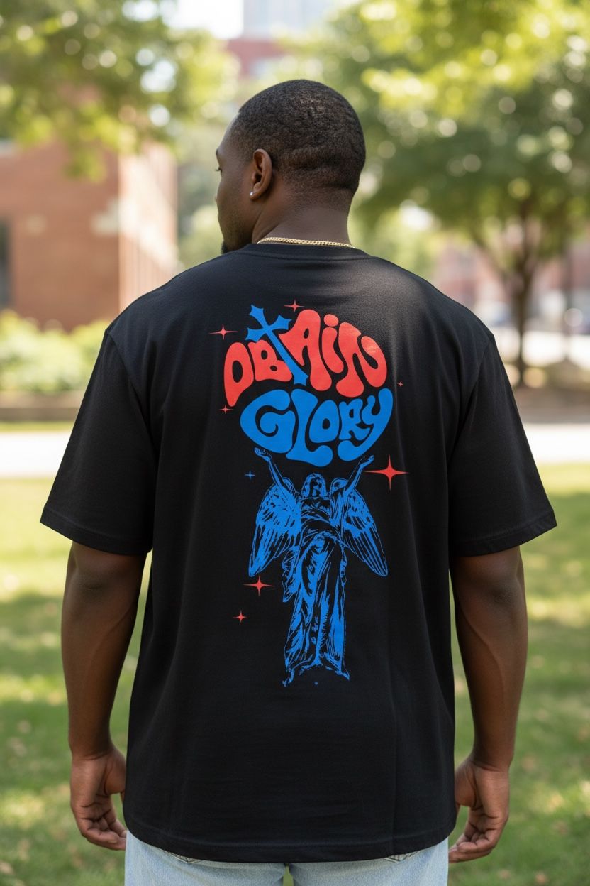 Color:Black — Angel Tee
