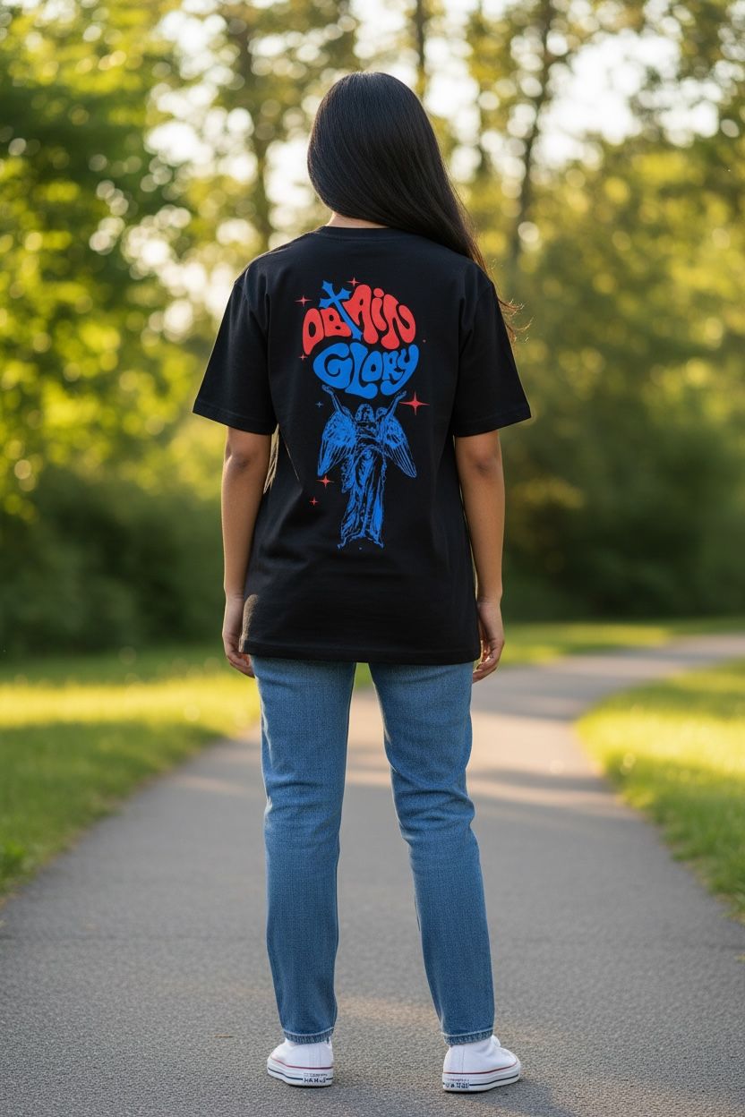 Color:Black — Angel Tee