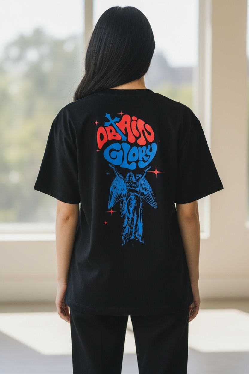 Color:Black — Angel Tee