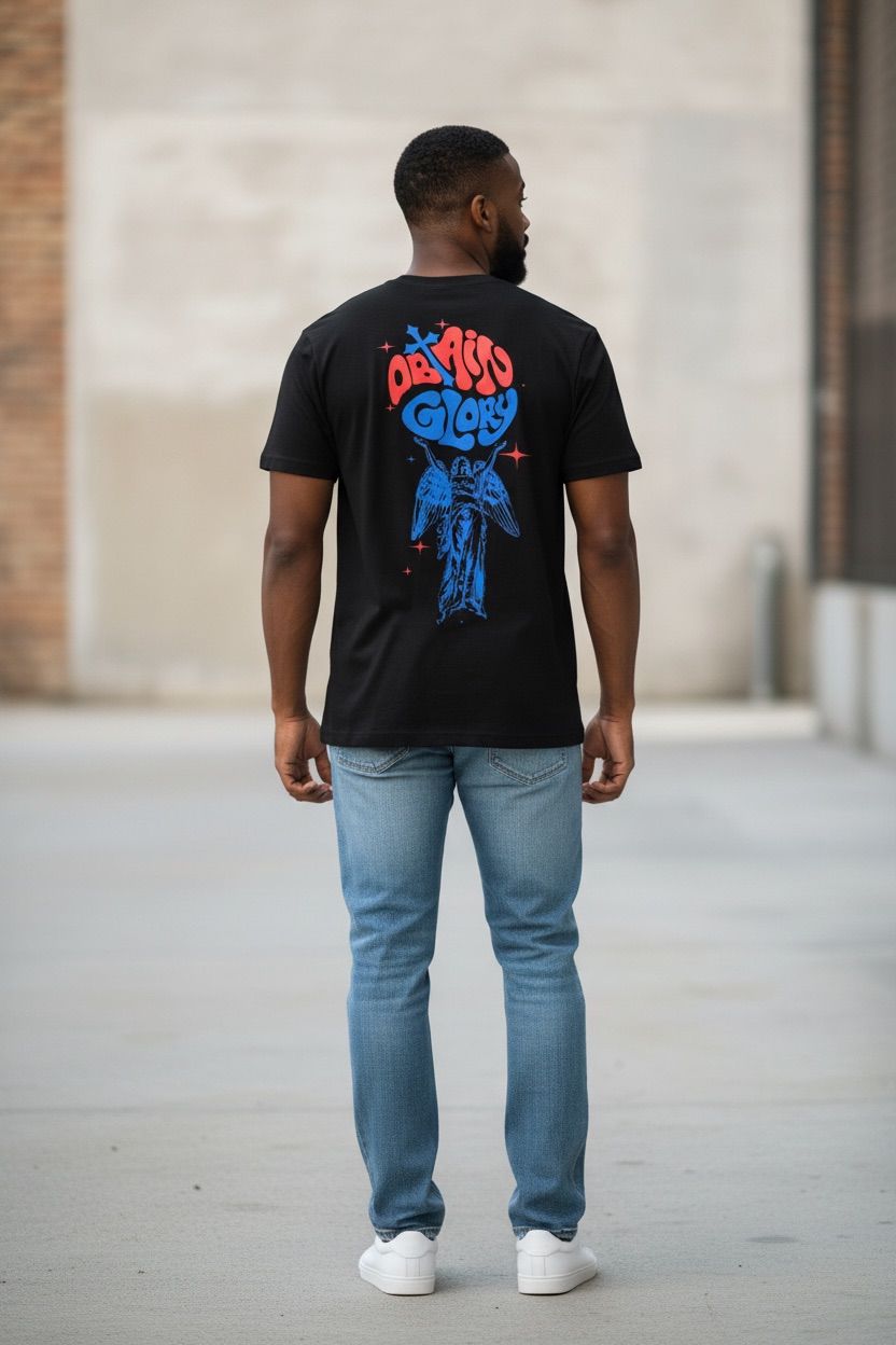 Color:Black — Angel Tee