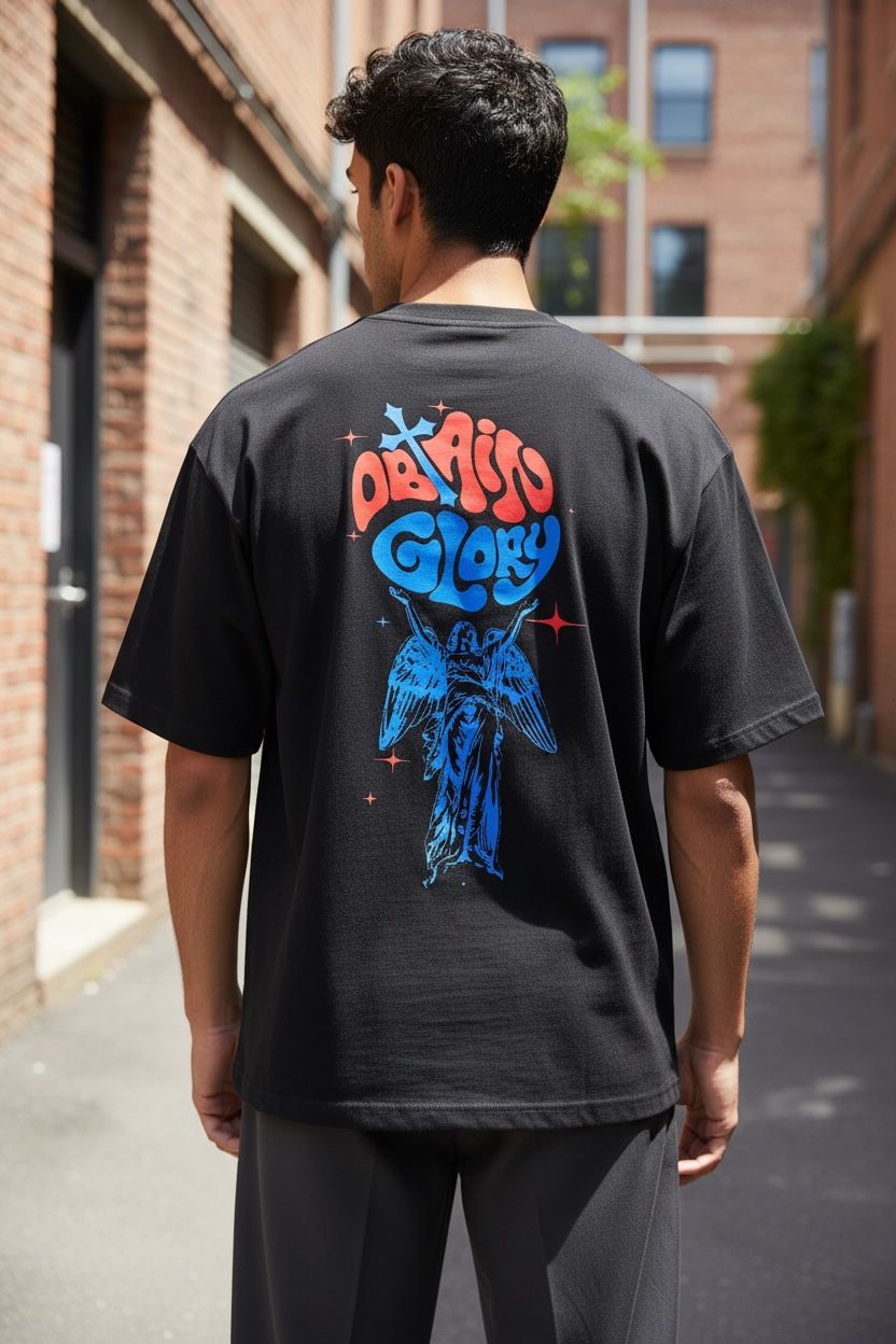 Color:Black — Angel Tee
