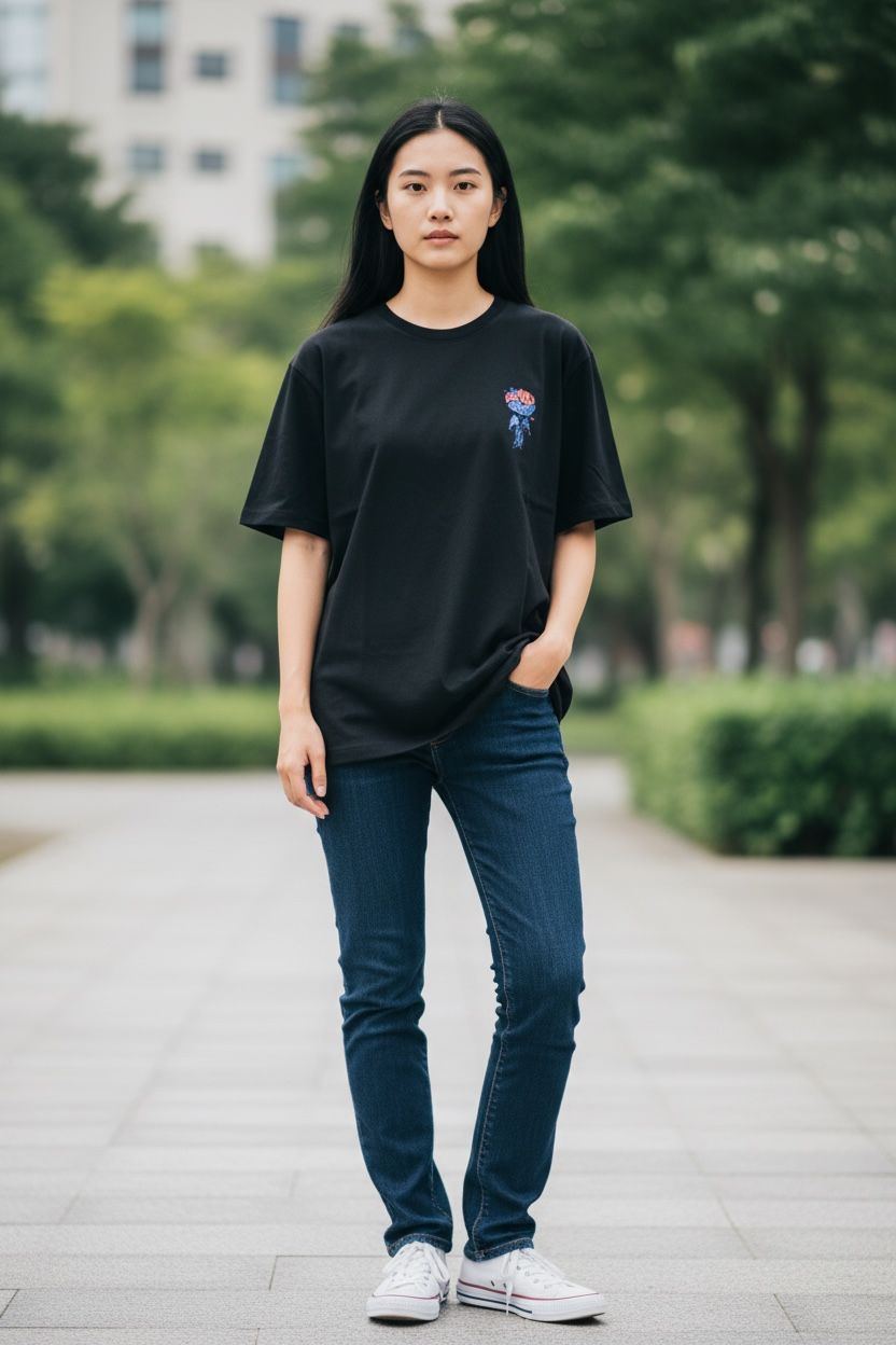 Color:Black — Angel Tee