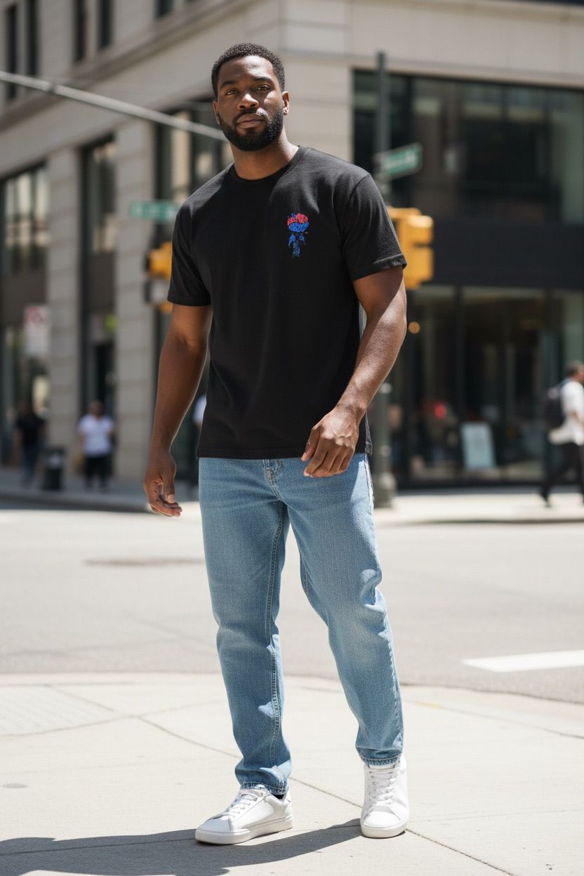 Color:Black — Angel Tee