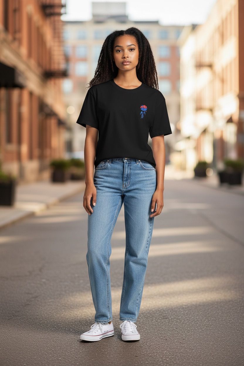 Color:Black — Angel Tee
