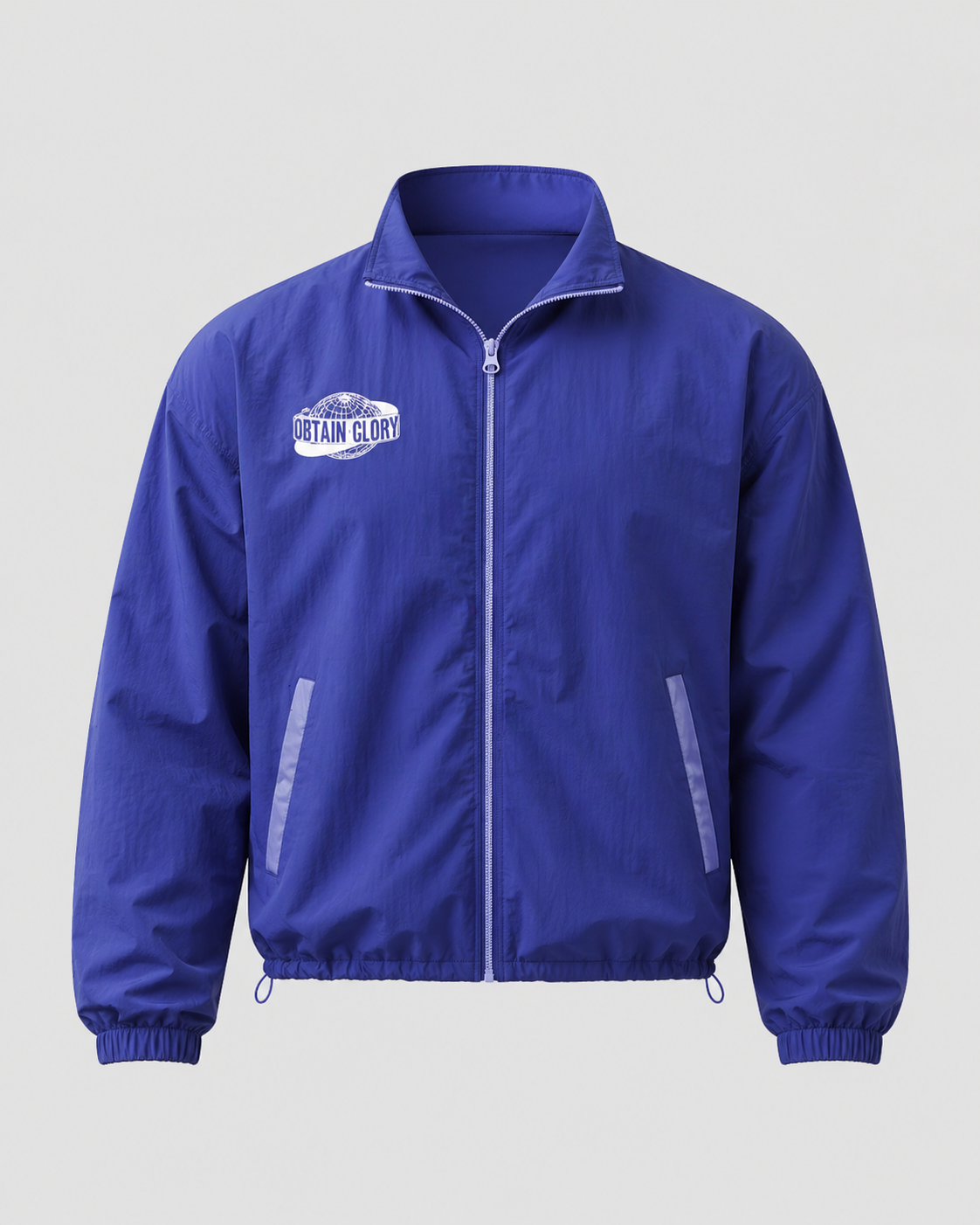 Color:Violet — Windbreaker Jacket FR (face)